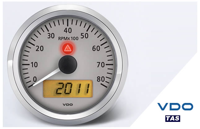 vdo ViewLine Ivory Tachometer